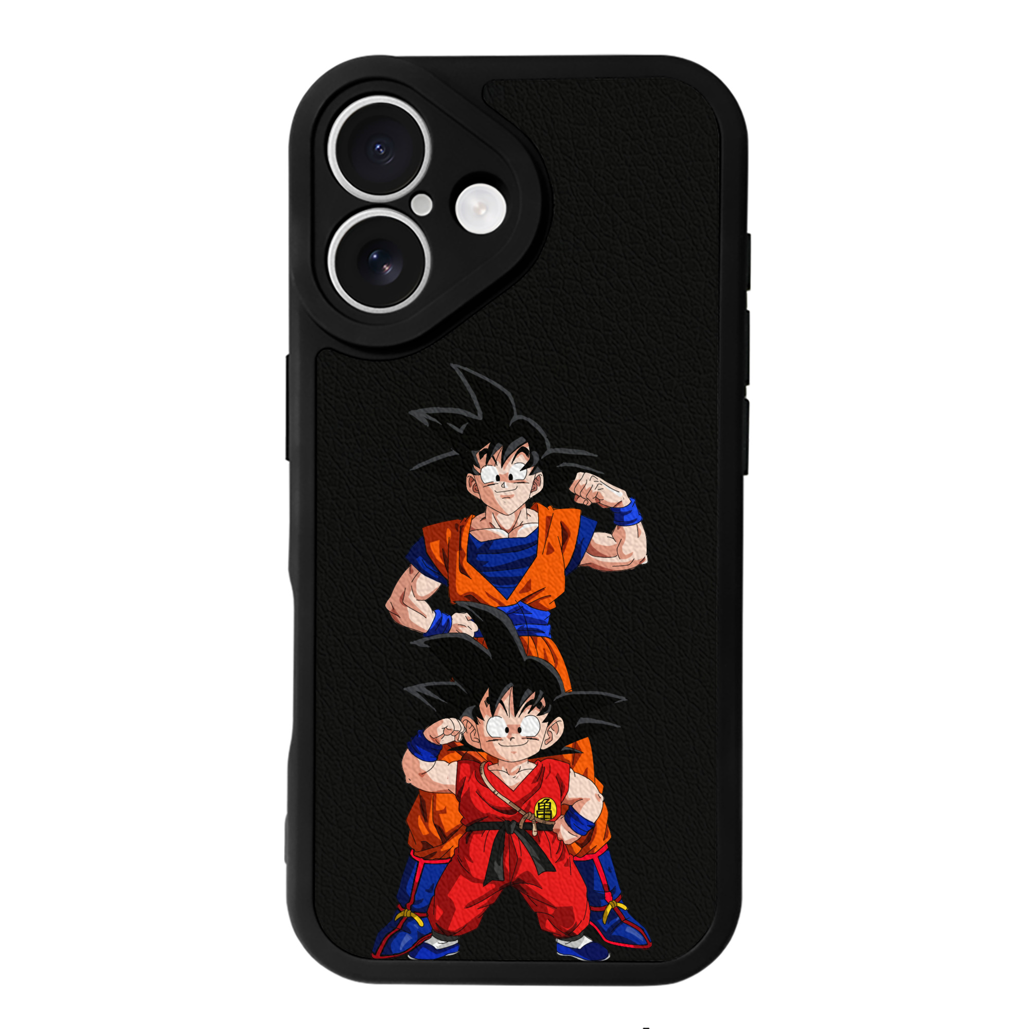 （画像用） ドラゴンボール 孫悟空（そん ごくう）Son Goku カカロット DRAGON BALL Kakarotto 【iPhone 16シリーズ対応】シリコンスマホケース（レザー調） 材質：シリコン